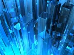 Nova forma de matria: Molculas de luz faro cristais de pura luz