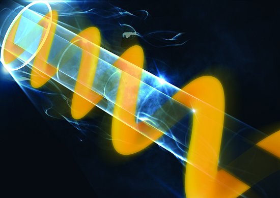 Laser torcido pode revolucionar telecomunicações e raios tratores