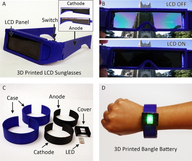 Baterias de ltio fabricadas por impresso 3D