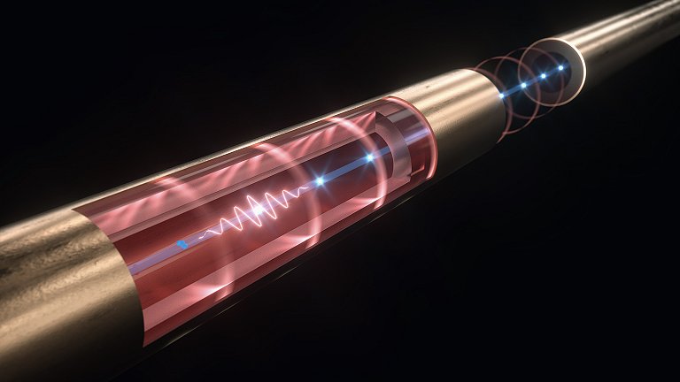 Acelerador de partculas terahertz cabe na palmo da sua mo