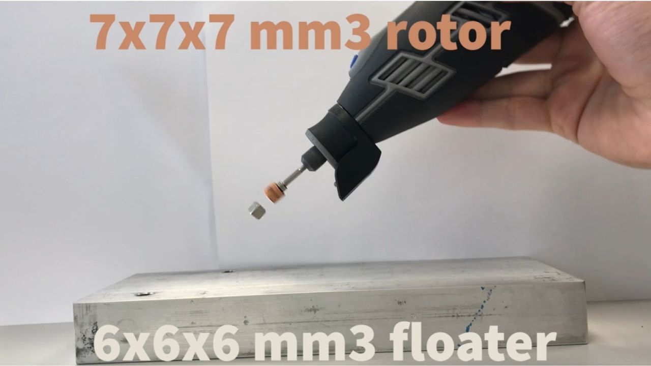 Levitao magntica por rotao  finalmente explicada