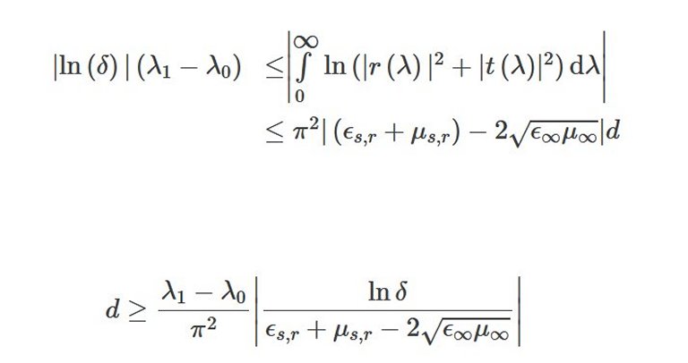 Descoberto limite fundamental de absoro de energia eletromagntica