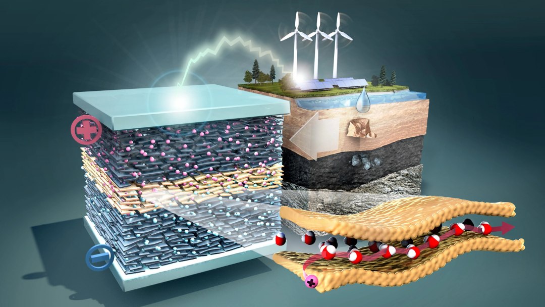 Capacitor revolucionário usa água para armazenar eletricidade