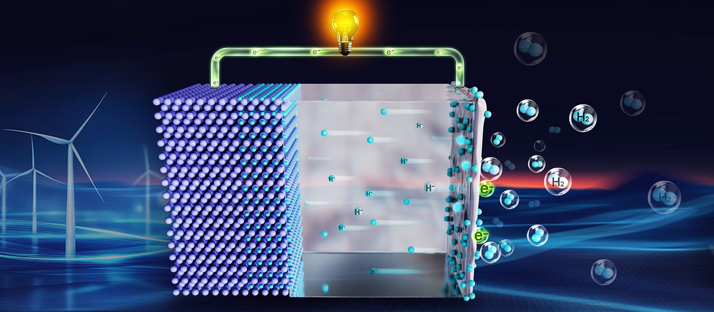 Bateria inédita de íons hidreto armazena eletricidade e hidrogênio