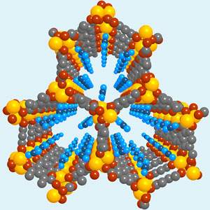 Material super poroso captura CO2 da atmosfera