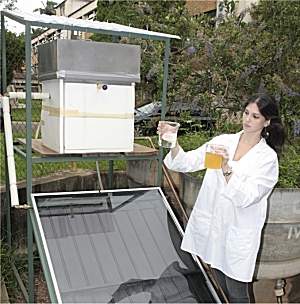 Esalq cria destilador de água a energia solar