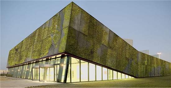 Concreto biolgico cria fachadas verdes naturalmente