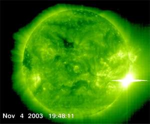 As erupes solares podem destruir a Terra?
