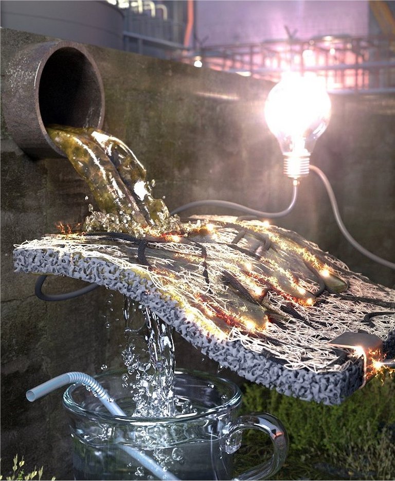 Material transforma água residual em água potável e gera eletricidade simultaneamente