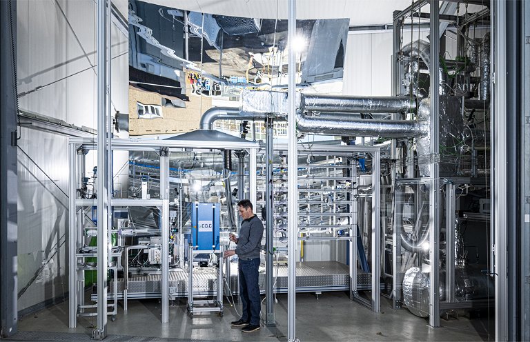 Versuchsanlage in Deutschland beginnt mit der Produktion von Kohlenstoff aus Luft