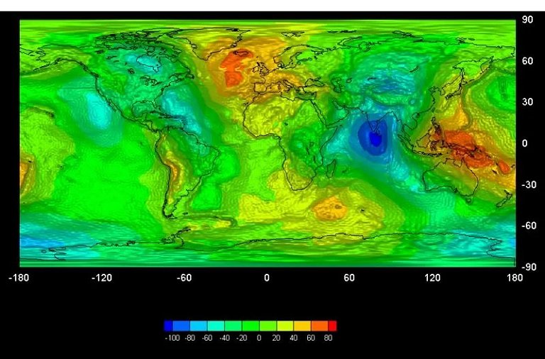 Satélite GOCE - Estranhas Coincidências 010125230707-buraco-gravitacional-terra-2