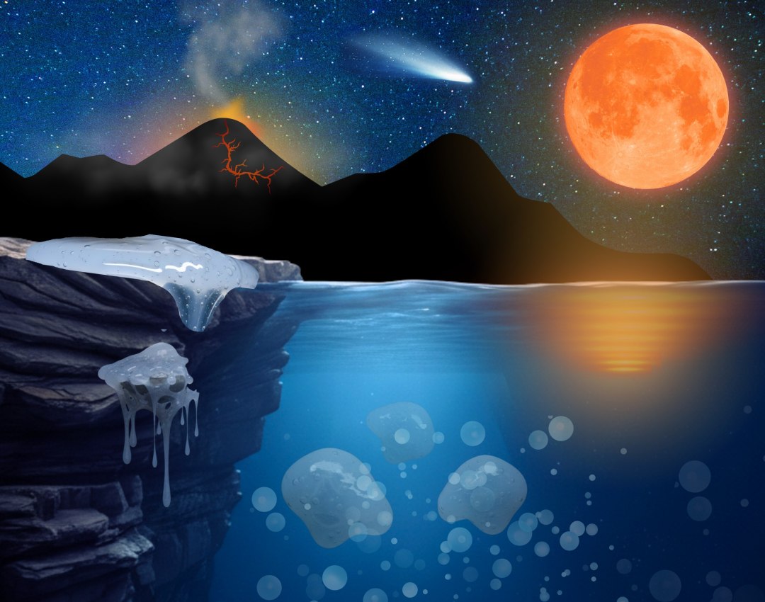 Vida pode ter emergido em g�is da Terra primitiva