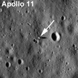 NASA mostra fotos de locais de pouso da Apollo na Lua
