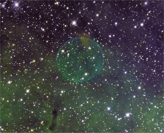 Descoberta bolha de sabão cósmica flutuando no espaço