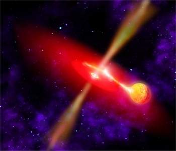 Buracos negros devoram estrelas de dentro para fora
