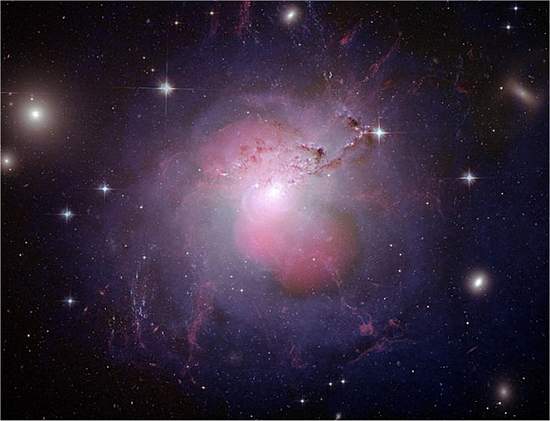 Buracos negros gigantes podem destruir galxias inteiras