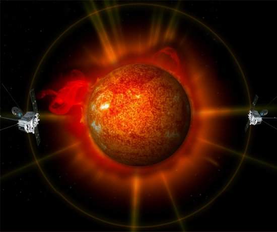 NASA mostra imagens do Sol em frente e verso