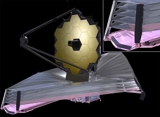 Telescópio terá escudo com Fator de Proteção Solar de 1.000.000