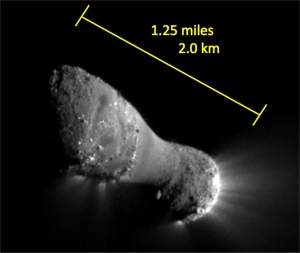 Cometa tem água similar aos oceanos da Terra