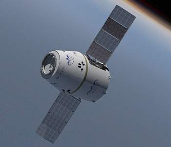 Nave privada Dragon pronta para primeira misso  Estao Espacial