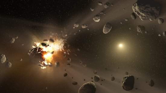 Nova tcnica identifica famlias de asteroides