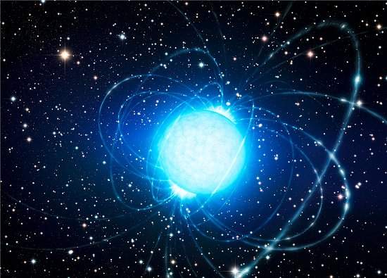 Por que uma estrelas magntica no vira um buraco negro?