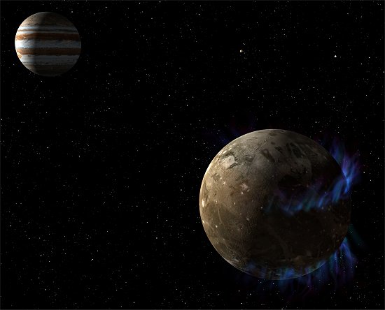 Ganimedes, maior lua de Jpiter, pode ter oceano subterrneo