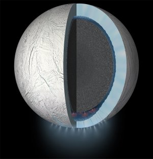 Cassini mergulha em giser emitido por lua de Saturno