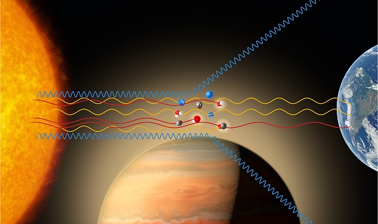 Exoplaneta superquente com cu de titnio