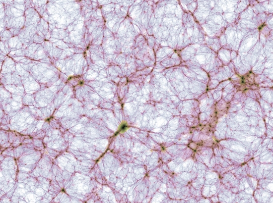 Maior simulação do Universo mostra cubo de 1 bilhão de anos-luz