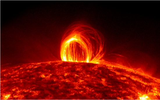 Fenômeno magnético anuncia com antecedência força de erupção solar