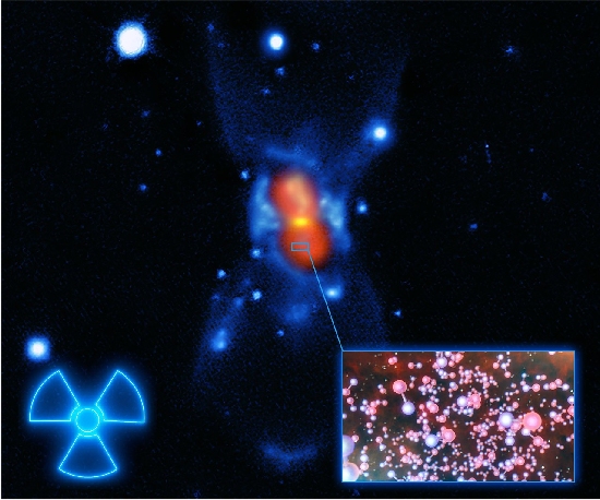 Molcula radioativa detectada no espao pela primeira vez