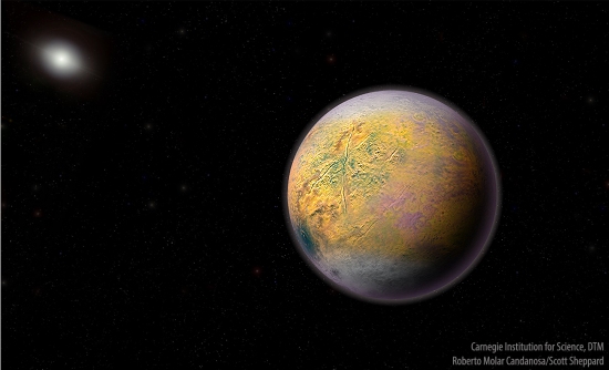 Planetoide extremamente distante amplia fronteira do Sistema Solar