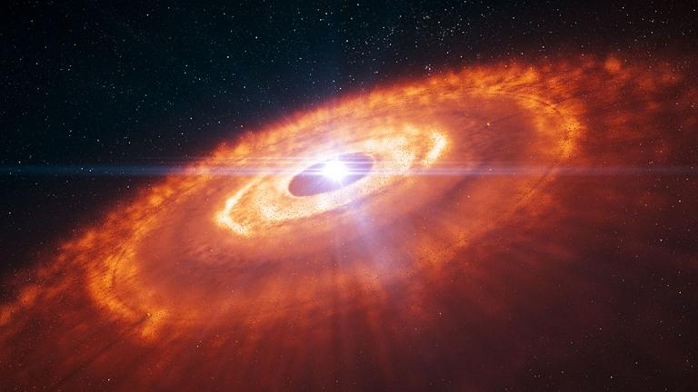 Planetas so maiores do que os discos que os originam