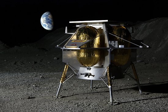 NASA seleciona trs mdulos de pouso para levar cargas para a Lua
