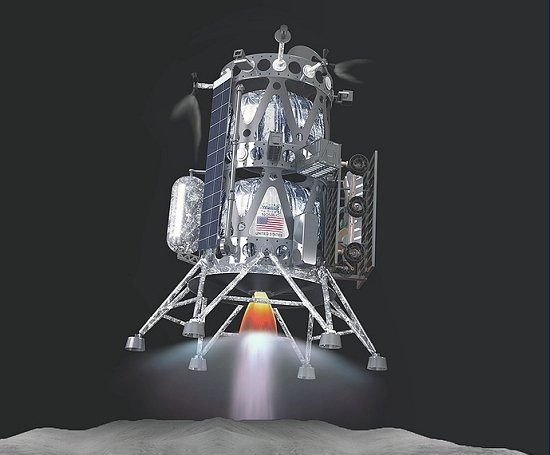 NASA seleciona três módulos de pouso para levar cargas para a Lua