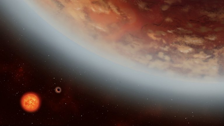 Astrônomos detectam água e possível chuva em exoplaneta