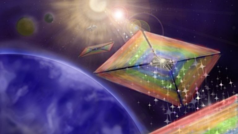 Dirigíveis espaciais terão velas solares inteligentes