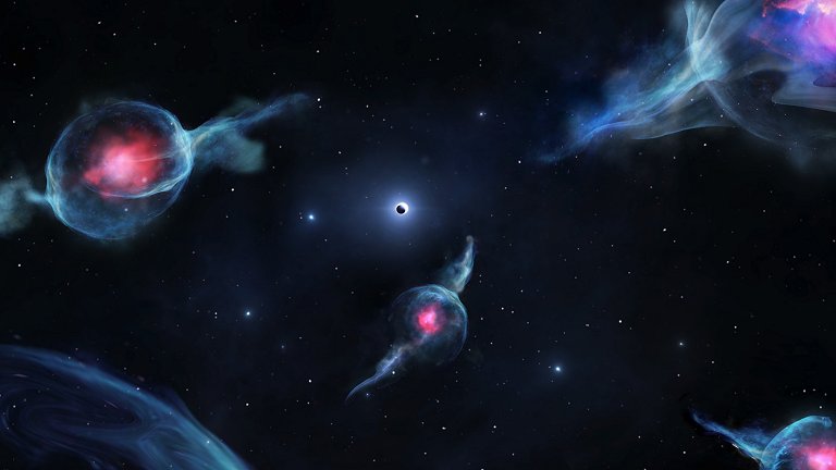 Descobertos objetos estranhos no centro da Via Lctea