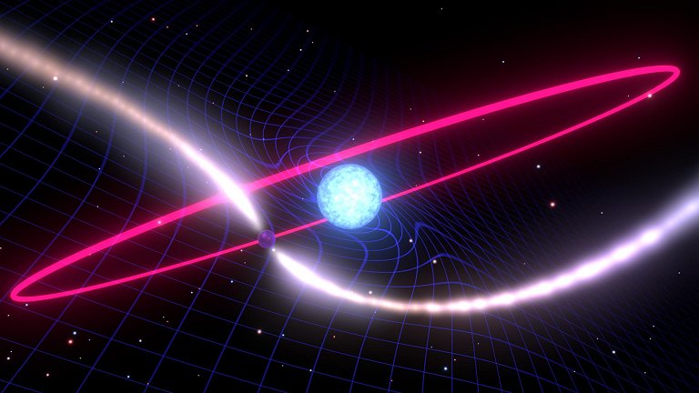 Sistema binrio confirma o arrasto relativstico previsto por Einstein