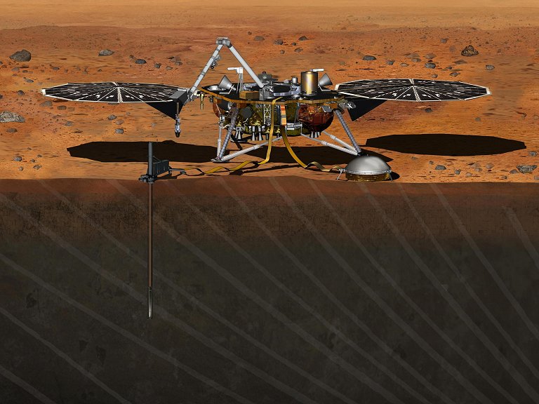Sonda InSight revela como é o interior de Marte