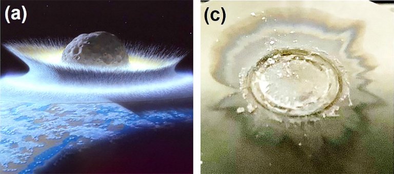 Exploso no laboratrio cria tcnica para estudar impactos de meteoritos