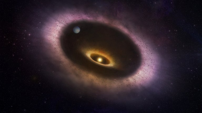 Estrela possui o disco de detritos mais excêntrico já visto