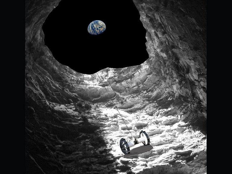Cavernas da Lua têm temperatura ideal para colônias humanas