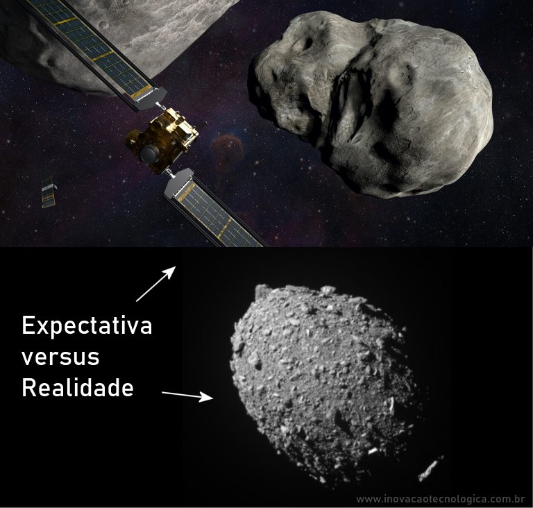 Sonda DART de defesa planetria choca-se com asteroide. O que esperar agora?