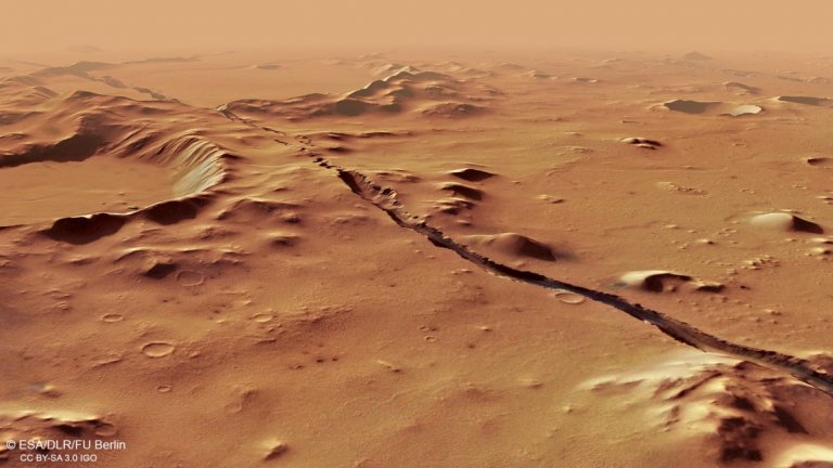 Crescem indcios de atividade geolgica em Marte