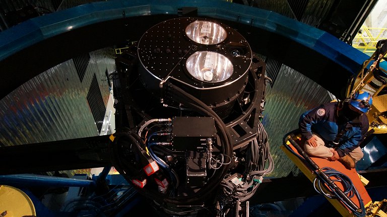Novo instrumento observar o cu com 2.400 olhos simultaneamente