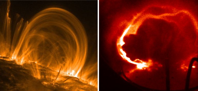 Erupes solares so geradas em laboratrio