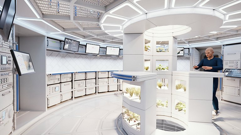 Airbus apresenta estação espacial futurista