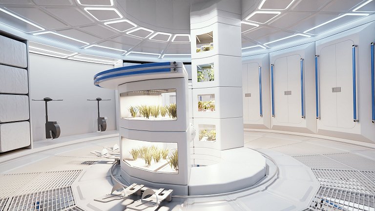 Airbus apresenta estação espacial futurista